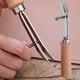 thumbnail image 4 of Engarzadora ajustable, dispositivo de ranurado para bricolaje, herramientas de material cuero para soporte de ranurado, para manualidades en BLESIY Rizador, 4 of 8