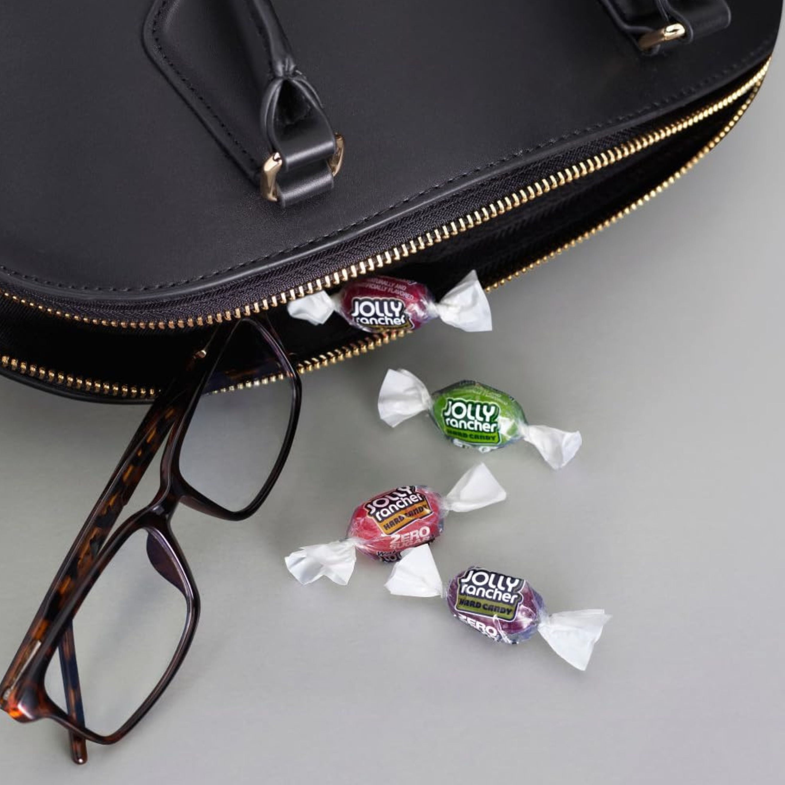 (6 pack) Jolly Rancher Zero Sugar Assorted Fruit Flavored Hard Candy, Bag 3.6 oz