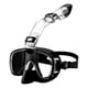 thumbnail image 2 of Snorkel Mask Foldable Diving Mask Set with Dry and Camera Mount, Anti-Fog Professional Snorkeling G, 2 of 5