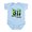 Sky Blue, variant on CafePress - BBJ Brazilian Jiu Jitsu Infant Bodysuit - Baby Light Bodysuit, Size Newborn - 24 Months