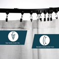 thumbnail image 3 of Riel de cortina curvado para techo, soporte plegable para barra de cortina, litera, ventana salediza, divisor de ambientes recto y flexible (negro, 5 m/16,4 pies), 3 of 5