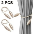 thumbnail image 1 of 2 abrazaderas magnéticas para cortinas, cómodas abrazaderas para cortinas, soporte decorativo para cortinas de ventana, no se requieren herramientas, 1 of 8