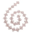 thumbnail image 1 of Rhinestone Trim, Easy Use Rhinestone Chain Colours Flower Type Hand Crafted  For Wedding Party For Birthday Party Pink, 1 of 8