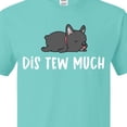 thumbnail image 4 of Inktastic Napping Dis Tew Much Grey Frenchie T-Shirt, 4 of 5