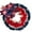 H, variant on Yhmxh Independence Day Patriotic Red White Blue Wreath for Front Door, Soft Touch Artificial Flowers Wreath Memorial Day 4th of July Door Wreath for Home Decor Indoor and outdoor