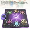 thumbnail image 3 of Dance Mat Toy, 6 Buttons Slip Resistant Light Up Electronic Dance Pad Adjustable Volume  for Outdoor, 3 of 7