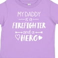 thumbnail image 4 of Inktastic My Daddy is a Firefighter and a Hero Boys or Girls Toddler T-Shirt, 4 of 5