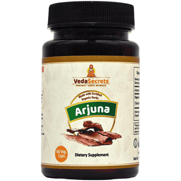 VedaSecrets Arjuna Natural Cardiovascular Support Capsules, 60 Count