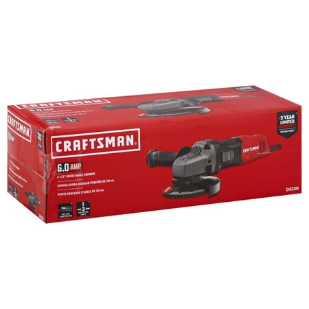 CRAFTSMAN Small Angle Grinder Tool 4 1 2 Inch 6 Amp CMEG100
