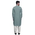 thumbnail image 3 of Atasi Kurta Pathani pour Hommes à Manches Longues Kurta Décontracté, 3 of 5