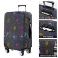 thumbnail image 5 of Pioneer Flower Floral Print Pattern Luggage Cover Fashion Suitcase Cover Baggage Covers Fit 25-28 Inch Luggage (Go Travel), 5 of 5