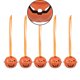 thumbnail image 3 of Moyic 5 uds/10 Uds 4CM campanas de calabaza de Halloween adornos colgantes para árboles Kits de decoración para fiestas 10 piezas Moyic HA001333-02, 3 of 6