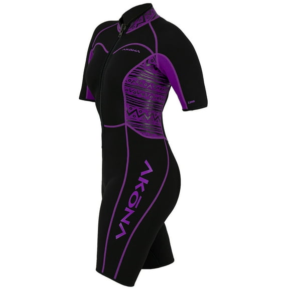 2.5mm Shorty (Front Zip) - Magenta