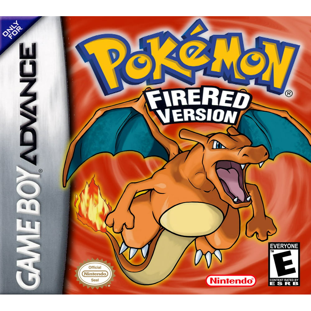 Pokemon FireRed Nintendo Gameboy Advance GBA (Refurbished) Walmart