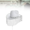 thumbnail image 5 of Cowboy Hat Stylish Comfortable Durable Sunhat for Carnival Festivals Parties White, 5 of 9