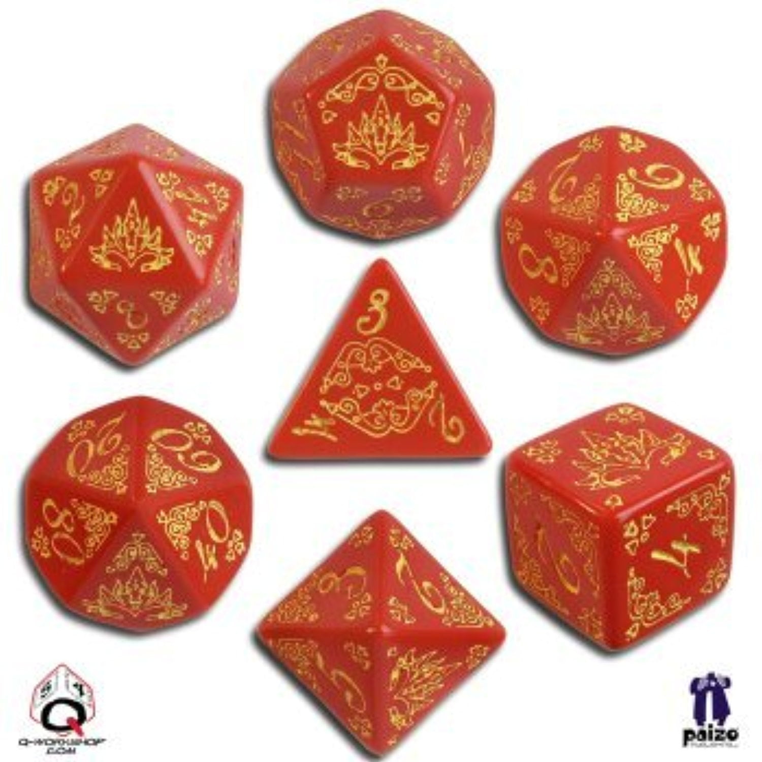 Q Pathfinder Curse of the Crimson Throne Rpg Ornamented Dice
