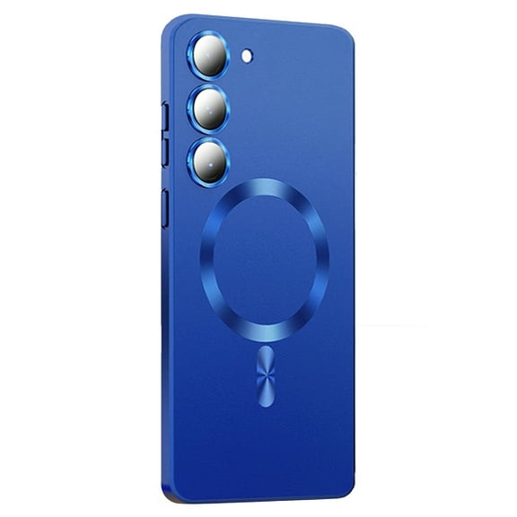 Dteck for Samsung Galaxy S22 Plus Case Fit for MagSafe, Slim Fit Liquid Silicone Frosted Matte Case Shockproof Magnetic Cover for Samsung Galaxy S22 Plus,Navy