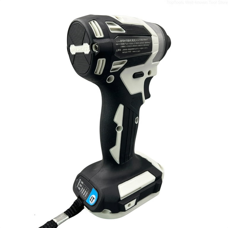 Makita DTD173 18V MAX Cordless Impact Driver Screwdriver Torque Wrench 180N Brushless Motor Electric Drill herramienta multifuncion Tool Only White Walmart
