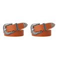 thumbnail image 3 of Guardoinrt Ceintures en Faux Cuir avec Boucle Sculptée pour Femmes Jeans Robe Type A 2Set, 3 of 6