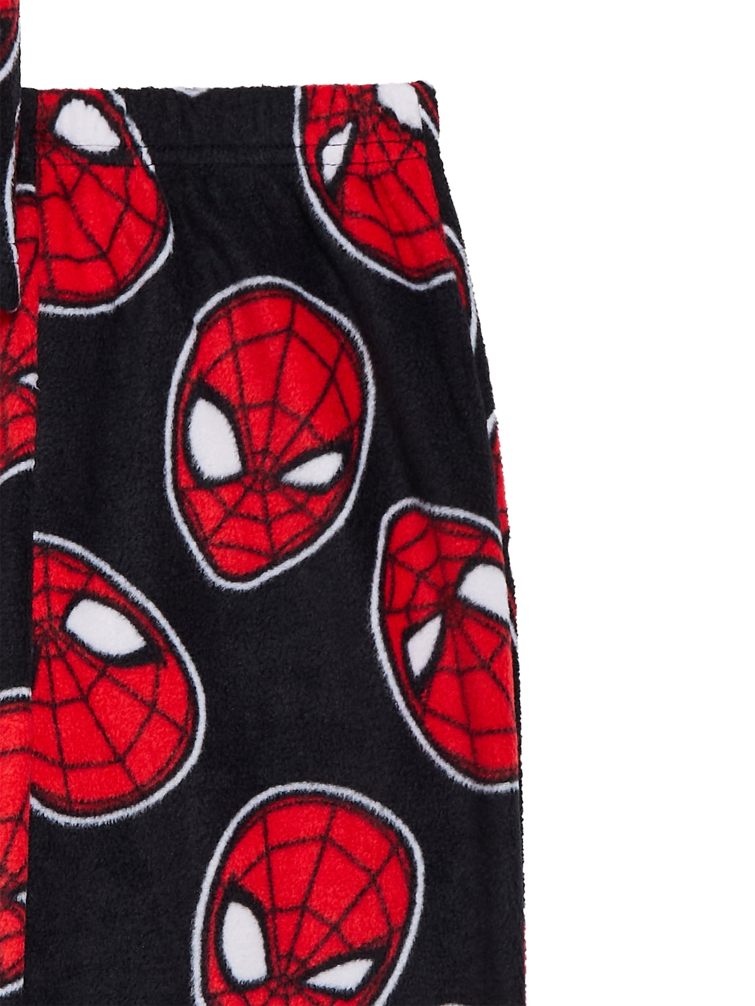 Spider-Man Toddler Boys Microfleece Pajama Top and Pants Set, 2-Piece, Sizes 12M-5T