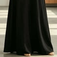 thumbnail image 4 of Morttic Women's Sexy Spaghetti Strap V-Neck Maxi Dress with Pockets – Flowy A-Line Summer Sundress Casual Daily Wear Black，S, 4 of 6