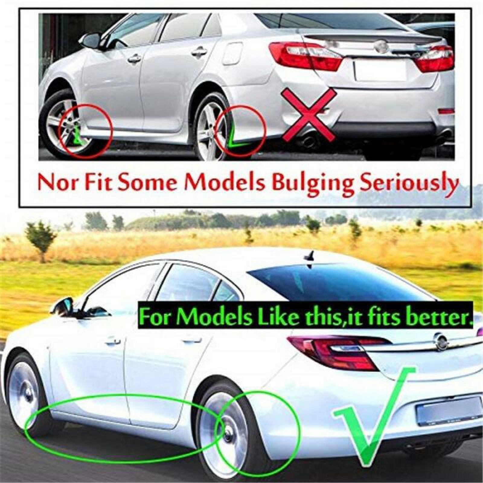 4Pcs Car Mud Flaps Splash Guards Front Rear Fender Auto Universal Accessories