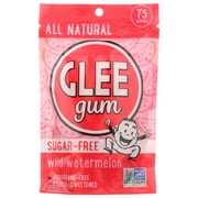 Glee Chewing Gum Wild Watermelon Sugar Free, 75 Count
