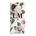 thumbnail image 1 of Personalised White Floral Rose Initials Samsung Galaxy Note 10+ Case,iPhone 13 Pro, 1 of 3