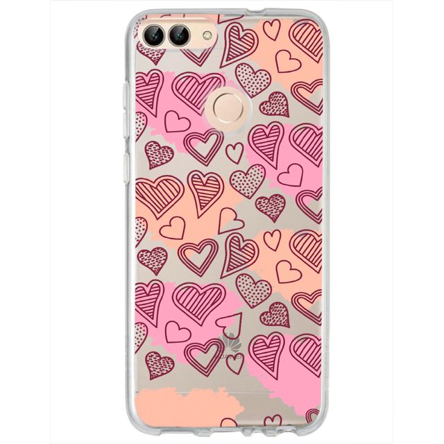 Funda para Huawei P Smart con diseño Corazones con Manchas InstaCase Love Collection