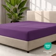 thumbnail image 3 of Bare Home 2-Pack Fitted Sheets - Premium 1800 Collection - Ultra-soft - Deep Pocket - Queen, Plum, 3 of 7