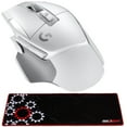 thumbnail image 3 of Logitech 910-006187 G502 X Lightspeed Wireless Gaming Mouse White Bundle with Deco Gear Large Extended Pro Gaming Mouse Pad Water Resistant Non-Slip 12 x 32 inch, 3 of 11