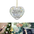WalGRHFR 2024 Friendship Heart Sympathy Gift Acrylic Hanging Heartfelt