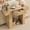 Chateau cracked oak, variant on 47" Long Console Table with Drawer, Wooden Rectangular Sofa Table Behind The Couch, Industrial Farmhouse Entryway Foyer Hallway Tables for Entrance, Living Room, Natural