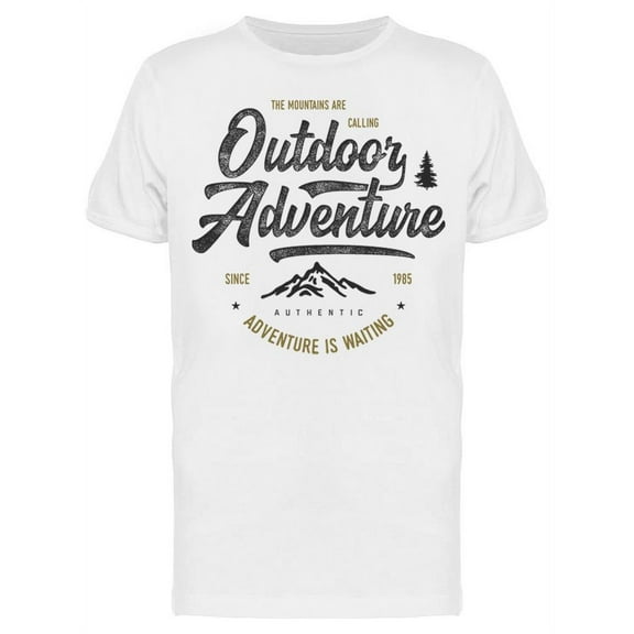 Otdoor Adventure   T-Shirt Men -Image by Shutterstock, Male Medium