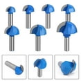 thumbnail image 2 of 1/2 Shank Round Nose Two Flutes Router Bit Woodworking Cove Bit Solid Carbide 12.7X34.9, 2 of 6