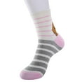 thumbnail image 3 of Yuanlong Womens Socks 5 Pairs Cute Dog Cartoon Pattern Warm Low Cut Socks Spring Winter Hosiery Breathable Mid Stockings, 3 of 7