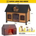 thumbnail image 5 of Aivituvin Dog House with Insulated Liner Anti-Chewing Metal Frame Design, 5 of 7