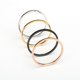 thumbnail image 5 of Anillo ultrafino de acero inoxidable de 1 mm con superficie de arco brillante para mujer, anillo de acero de titanio, anillo de cola fina, pulsera de unión, 5 of 5