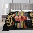 thumbnail image 3 of John Candy Blanket Flannel Soft Throw Blankets for Bedroom Livingroom Sofa Home 80""X60"", Black, 3 of 6