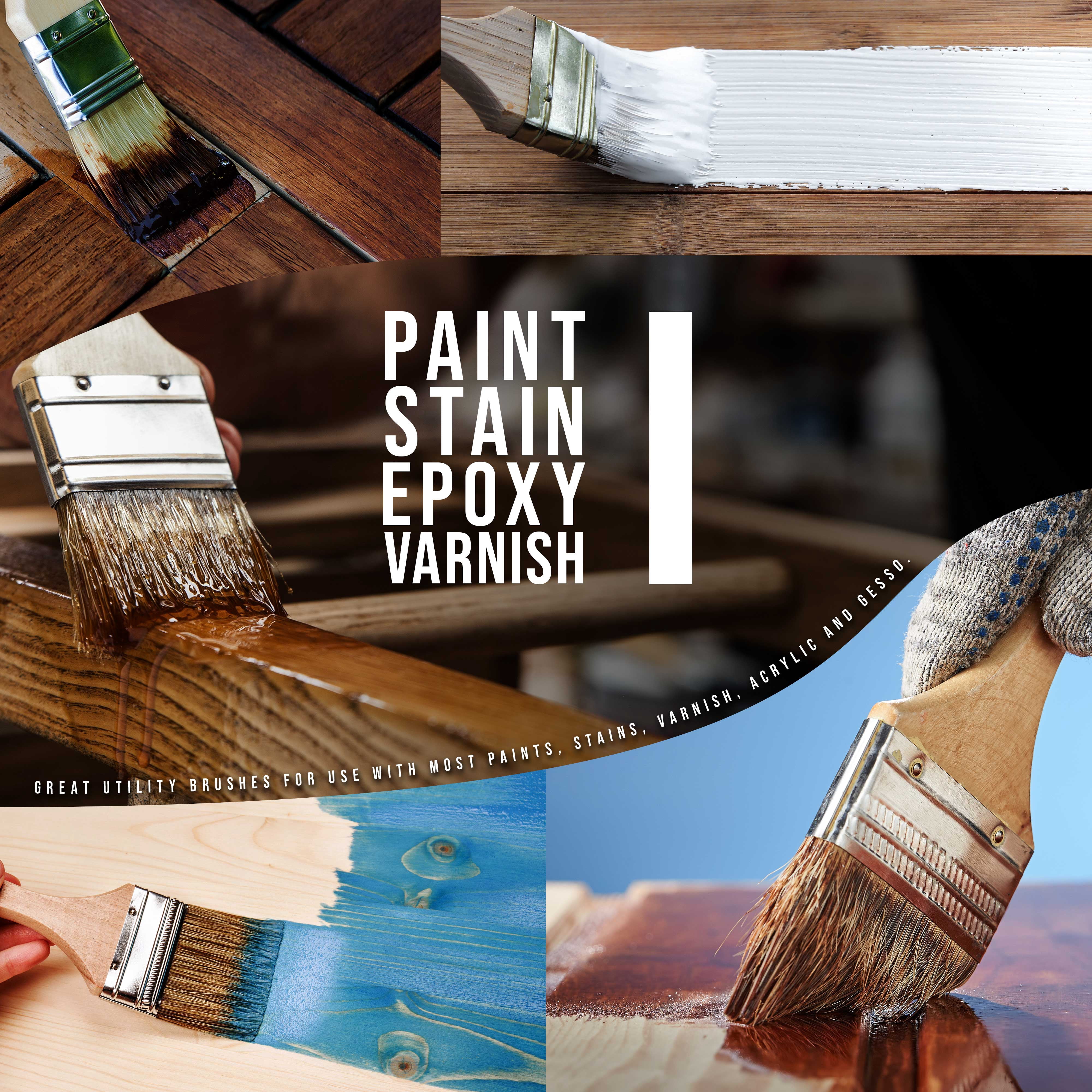 U.S. Art Supply 288 Pack of 2 inch Paint and Chip Paint Brushes for Paint, Stains, Varnishes, Glues, and Gesso