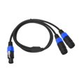 thumbnail image 1 of Cable de altavoz de divisor XLR equilibrado Cable de altavoces divisor de micrófono múltiples Cable de conexión de altavoces para monitores de etapa 1M, 1 of 8