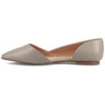 thumbnail image 3 of Journee Womens Cortni Slip On Pointed Toe D'Orsay Flats, Widths Available, 3 of 10