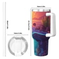 thumbnail image 4 of Pofeuu Hawaiian Island Dolphin Print 40oz Ice Bully With Handle And Straw Stainless Steel Vacuum Insulated Cup And 2 In 1 Straw Lid, 4 of 8