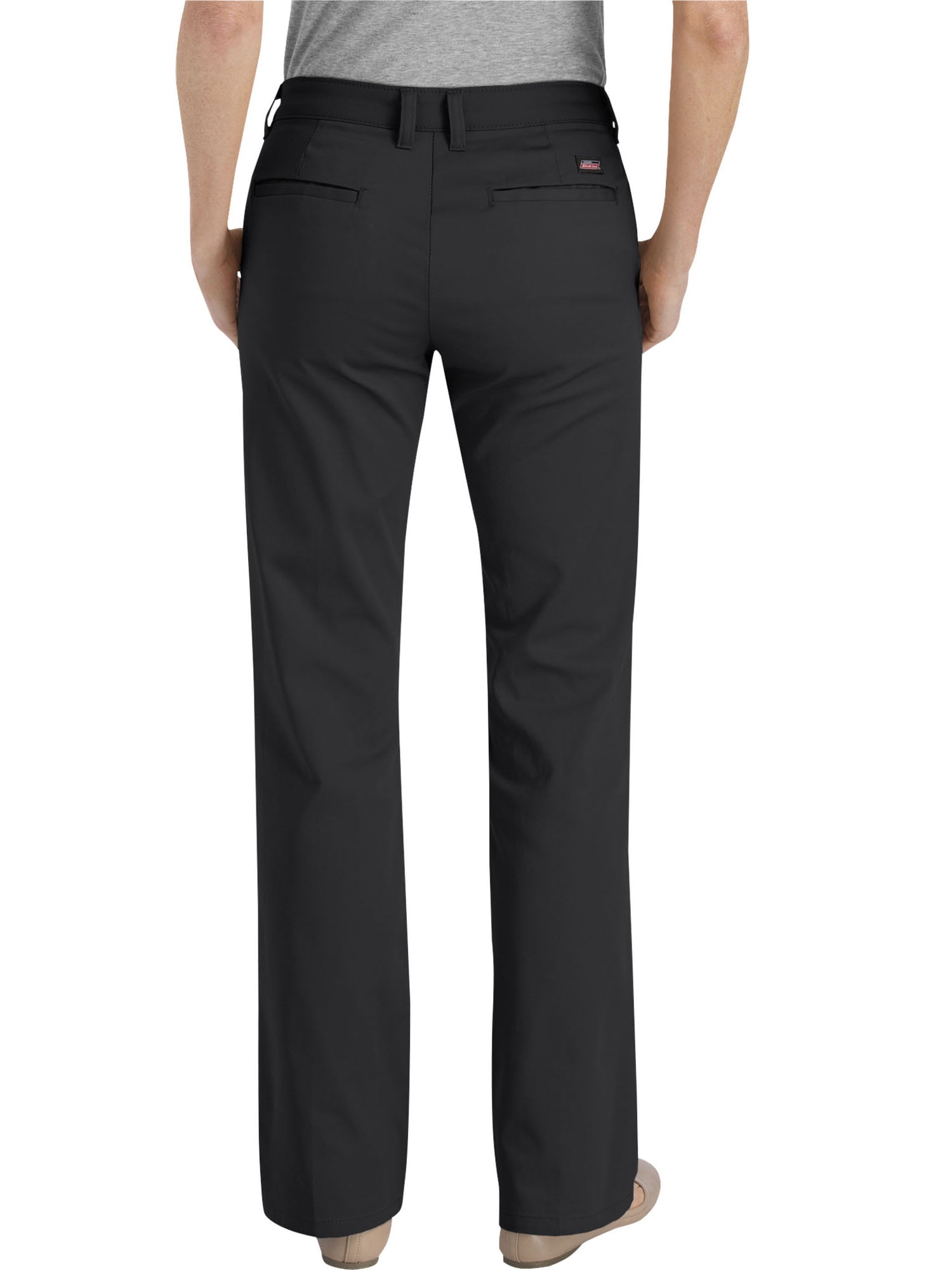 dickies women's slim fit bootcut stretch twill pant