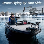 SUNNYBAY Drone with Camera for Adults 4K, Foldable FPV Quadcopter, Brushless Motor, Under 249 g, Optical Flow LED Night-Light, Smart Selfie Mode