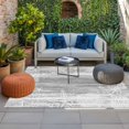 thumbnail image 2 of Grey Coastal Outdoor Rug for Patio/Deck/Porch, Non-Slip Large Area Rug 5 x 7 Ft, Summer Ocean Sea Ombre Starfish Corals Indoor Outdoor Rugs Washable Area Rugs, Reversible Camping Rug Carpet Runner, 2 of 8