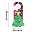 thumbnail image 2 of Xihbxyly Letrero Navideño de Madera, Diseño de Corona Colorida y Bonita, Adornos de Madera Hechos a Mano, Elegante Decoración para Puerta de Entrada, Versátil para Cafeterías y Hogares, Ideal para Re, 2 of 2