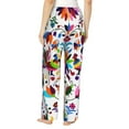 thumbnail image 3 of Haiem Mexican Bright Style Women's Pajama Pants Ultra Lightweight Pjs Bottoms Sleepwear Bottom Pants With Pocket Drawstring-Large, 3 of 9