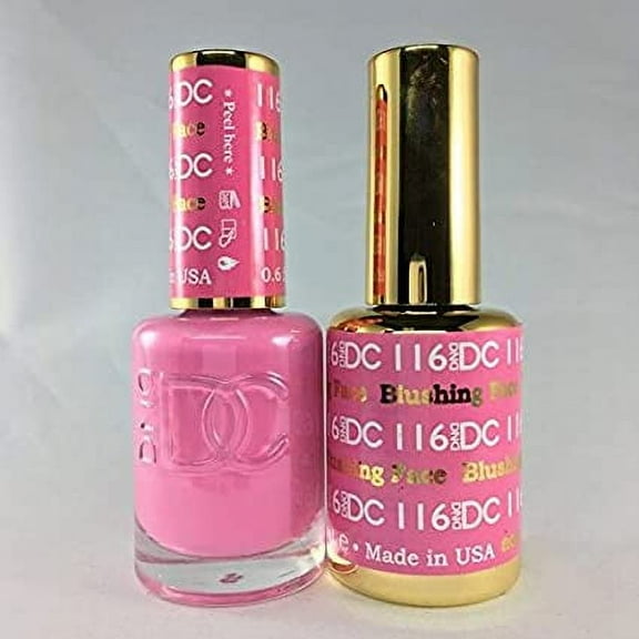 DND - DC Duo Soak off Gel & Matching nail polish - BLUSHING FACE #DC116