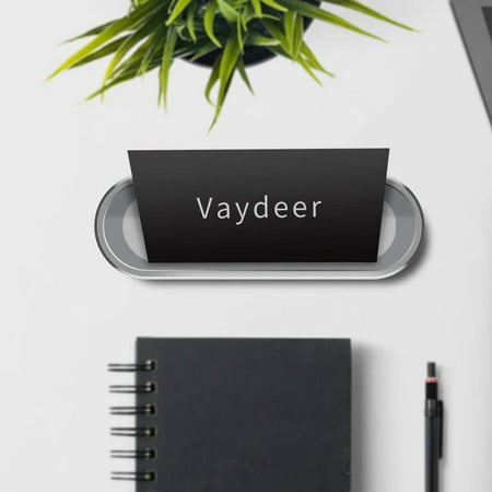 Vaydeer Upgrade Metal Business Card, Desktop Business Card Holder Unique Id